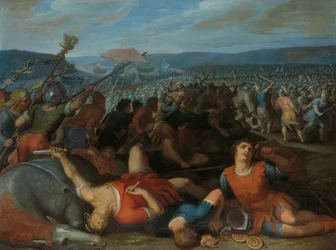 Die Bataver besiegen die Römer am Rhein, 1600-13